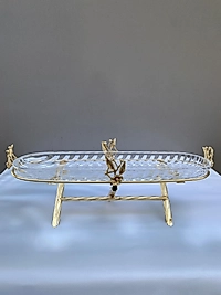 TEKLİ UZUN JAPON GÜLLÜ SUNUMLUK GOLD